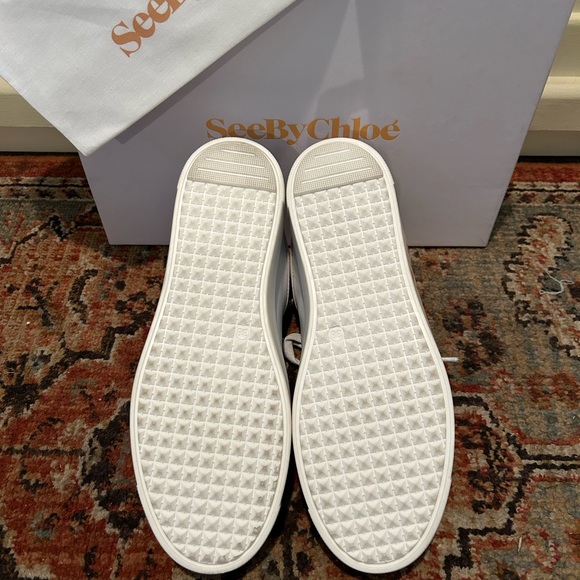 New, See By Chloe Essie Logo Sneakers size 38 - Picture 4 of 4